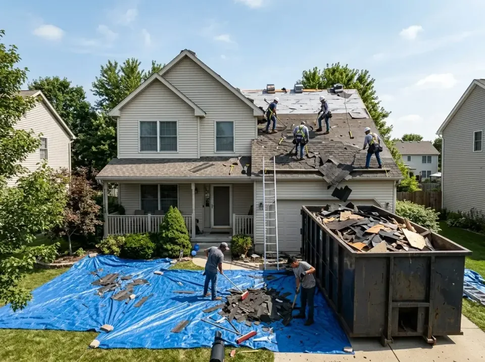 roof-replacement-debris-remova-004 — frequently asked questions, Cheapest Dumpster Rentals in Oakland City, IN
